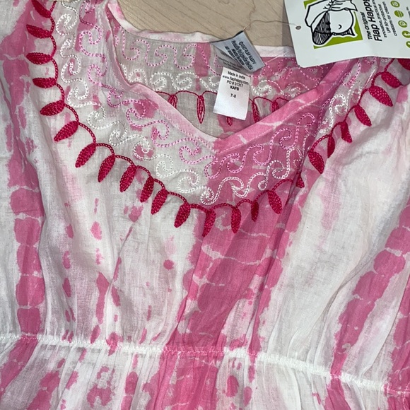 The original Flap Happy Kailea Kaftan beach cover up paradise pink - Picture 5 of 12